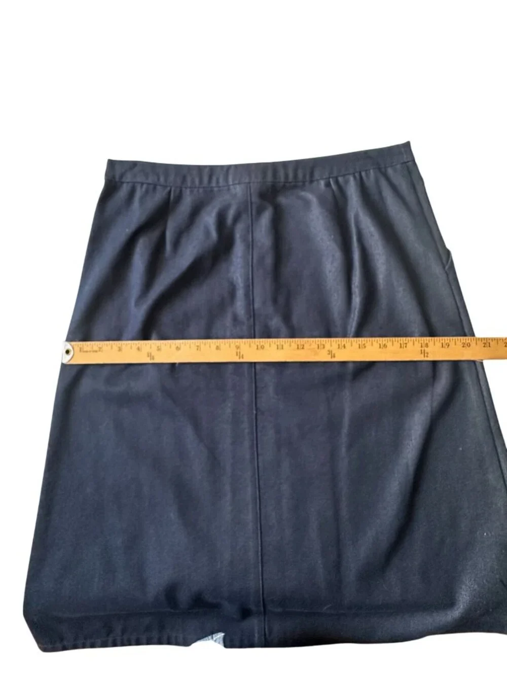 Vintage GAP Jeans Fall 2001 Denim A-Line Midi Skirt Dark Wash Size 10 Y2K